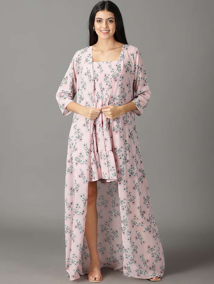 women's fit & flare floral dress - 19159789 - Zoom Image - 0