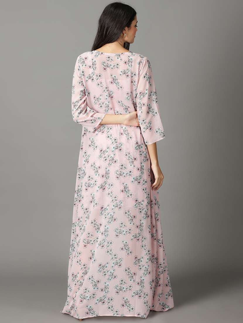 women's fit & flare floral dress - 19159789 - Standard Image - 3