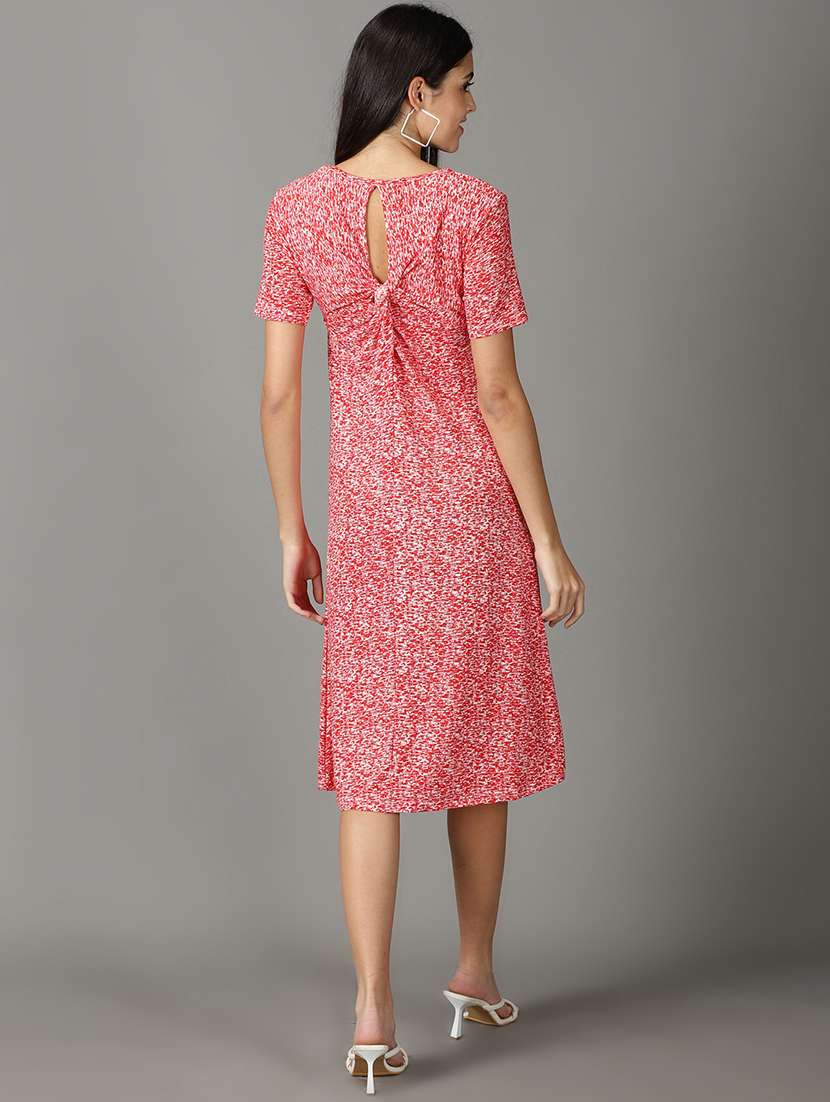 women's printed dress - 19159805 - Standard Image - 3