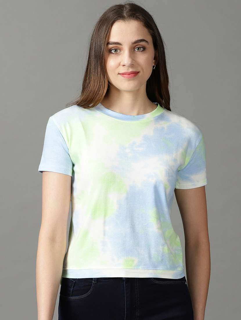 women's all over print crew neck t-shirt - 19159852 - Zoom Image - 0
