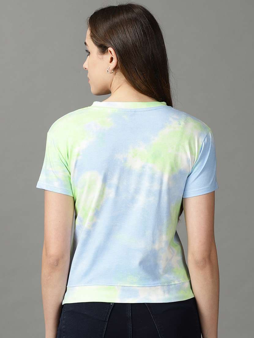 women's all over print crew neck t-shirt - 19159852 - Standard Image - 3