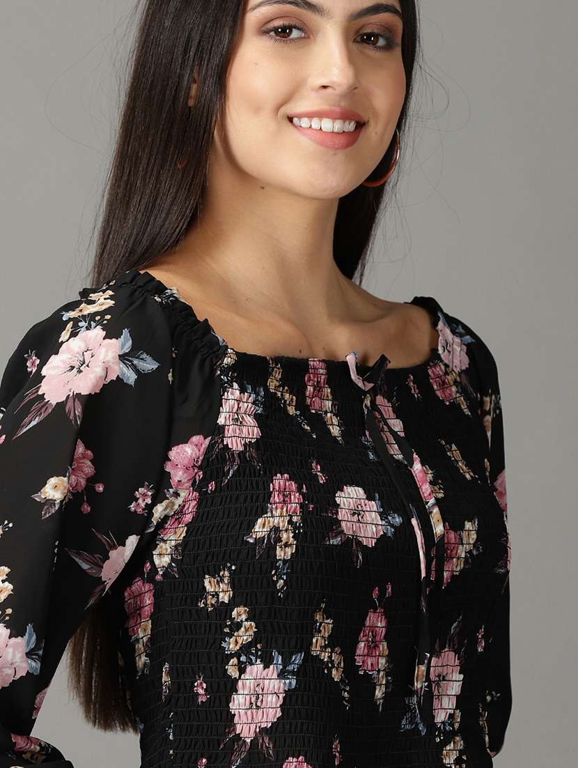 women's crop off shoulder top - 19159854 - Standard Image - 5
