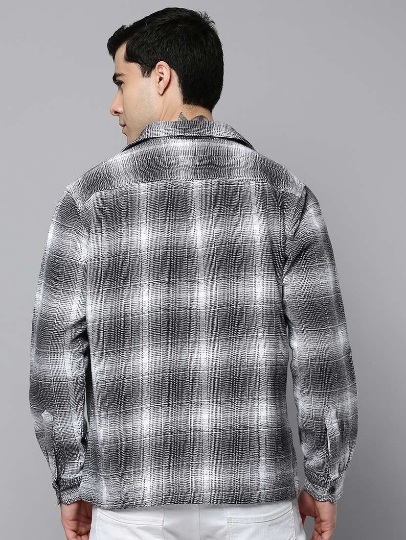 mens checks casual shirt - 19159931 -  Standard Image - 3