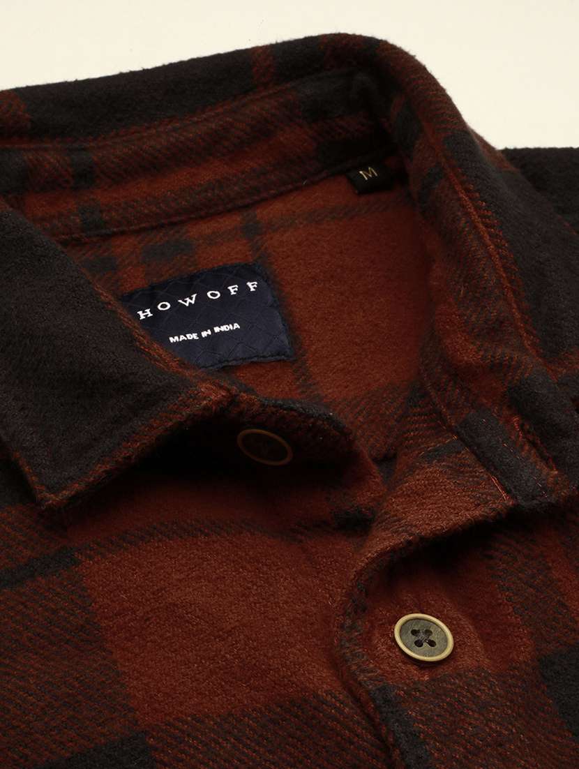 mens checks casual shirt - 19159933 -  Standard Image - 5