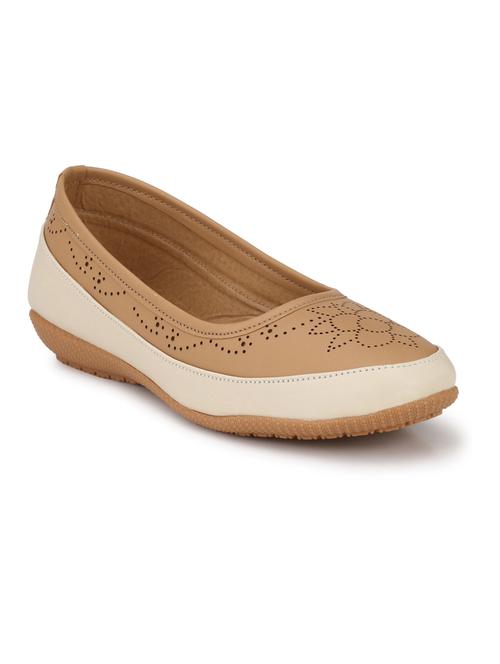 cut work slip on ballerina - 19160676 - Standard Image - 0