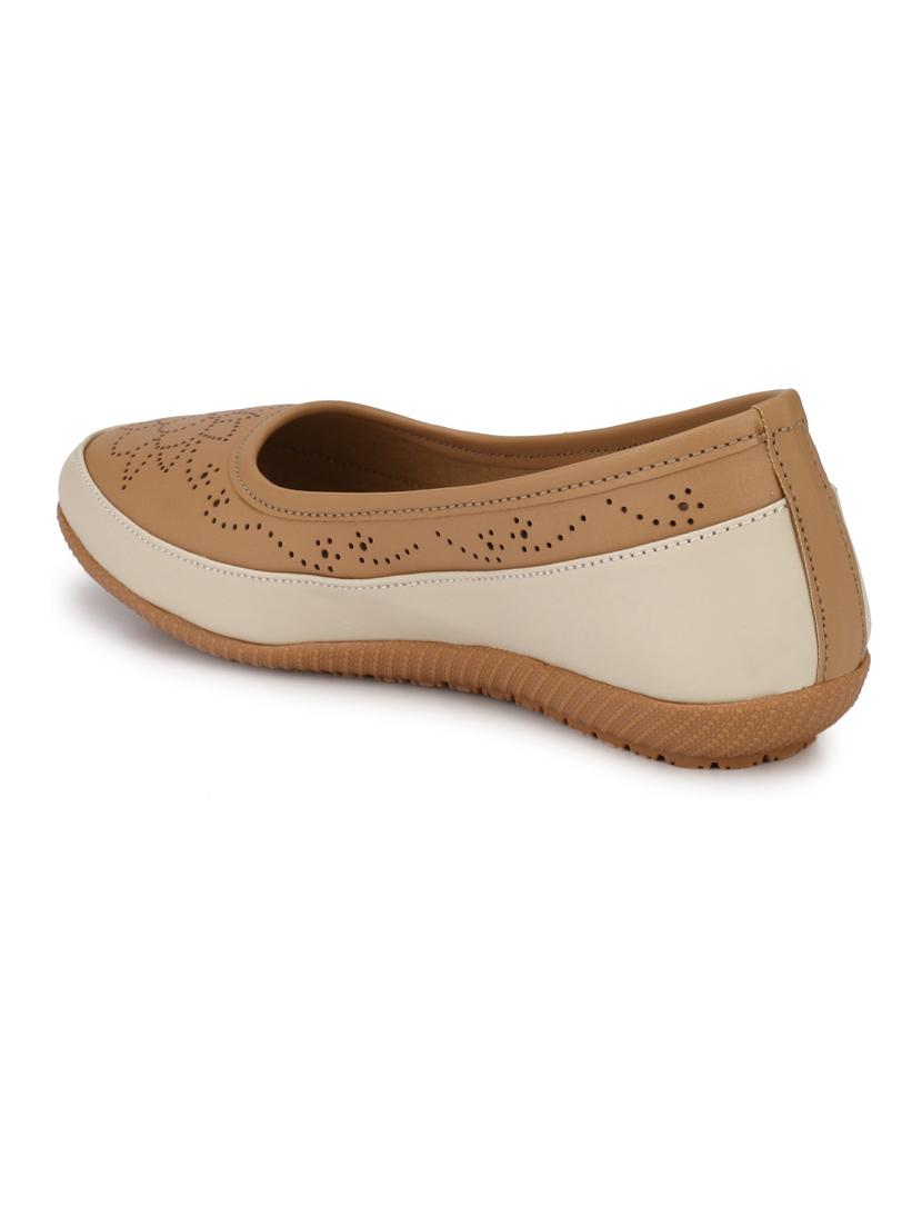 cut work slip on ballerina - 19160676 - Standard Image - 3