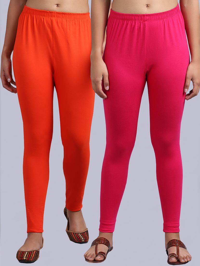 set of 2 cotton lycra legging - 19161593 - Zoom Image - 0