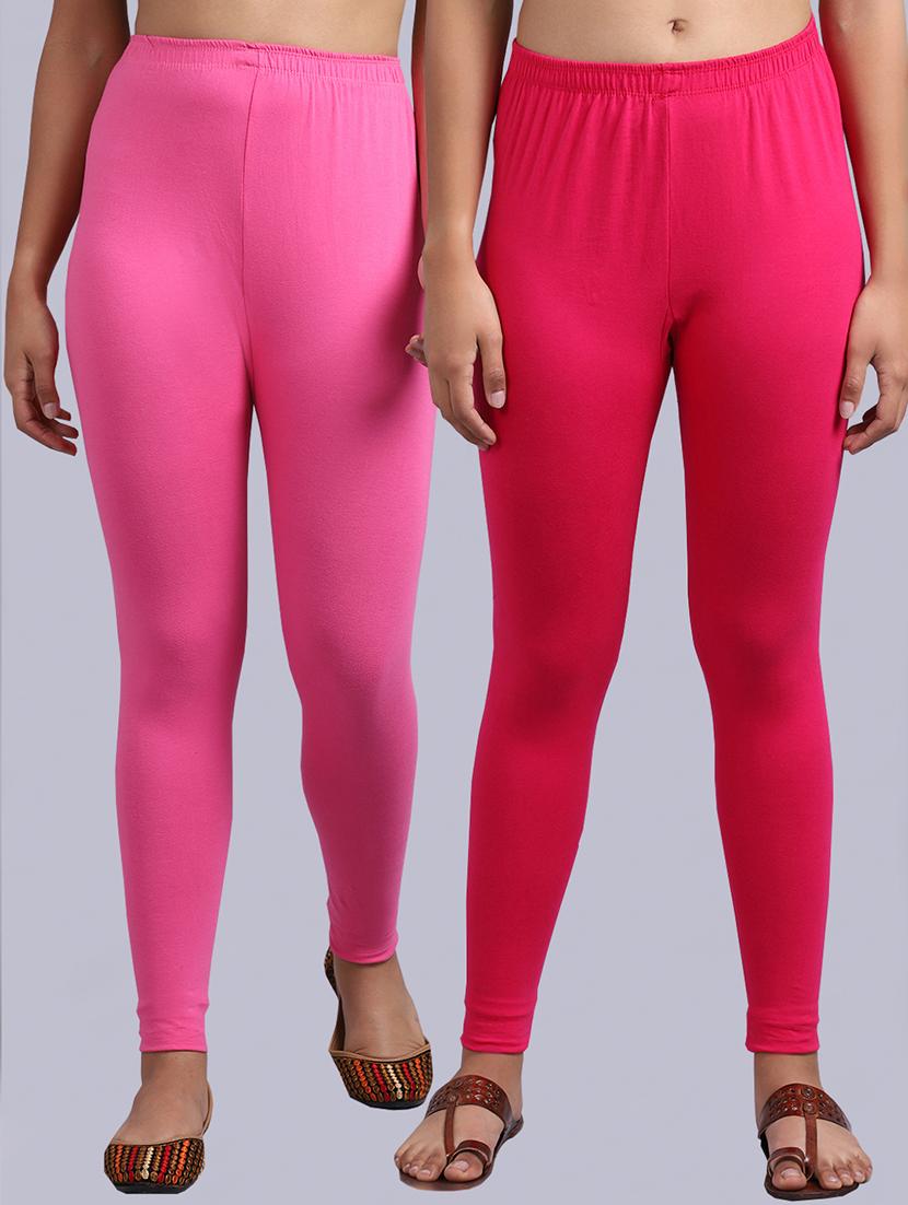 set of 2 cotton lycra legging - 19161595 -  Zoom Image - 0