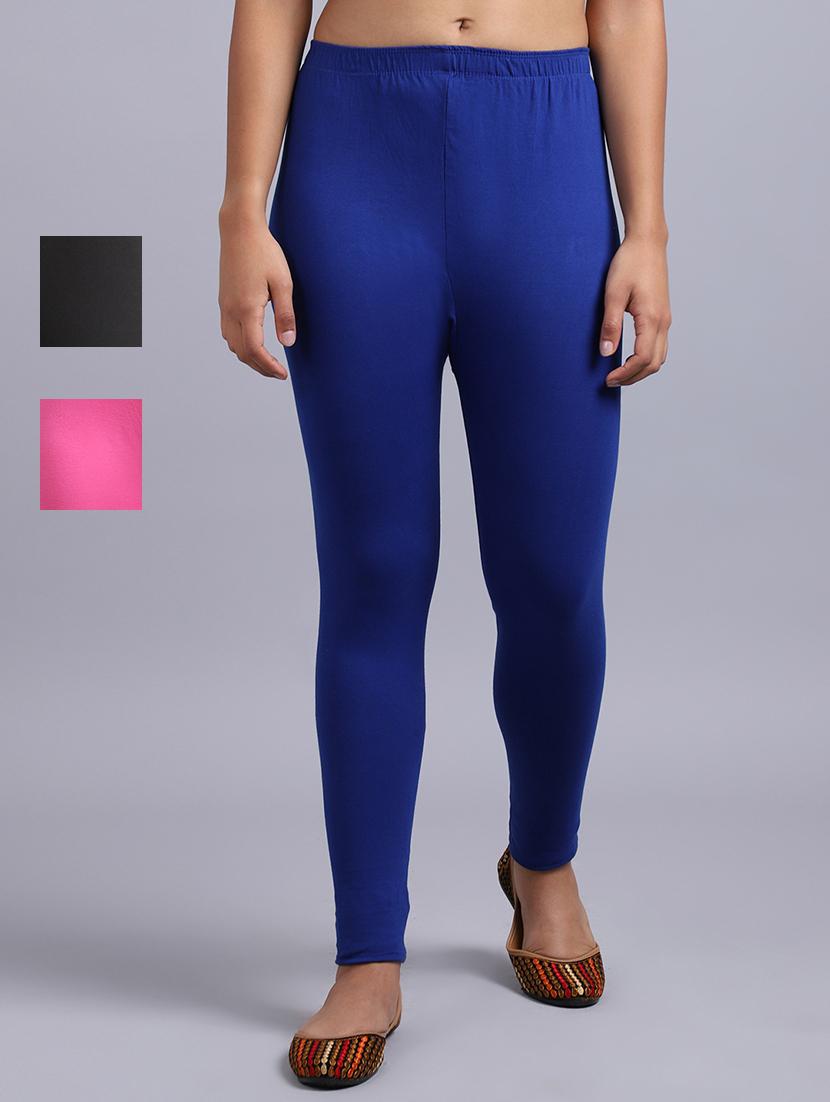 pack of 3 solid leggings - 19161708 - Zoom Image - 0