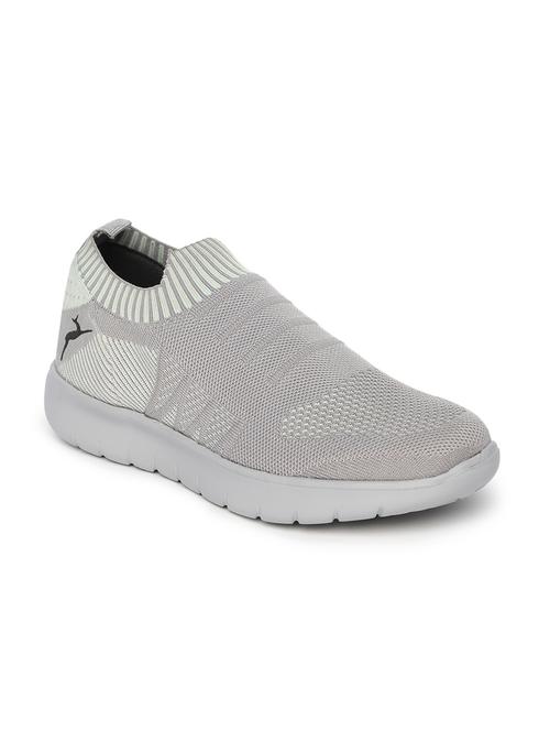 grey slip on casual shoes - 19163017 - Standard Image - 0