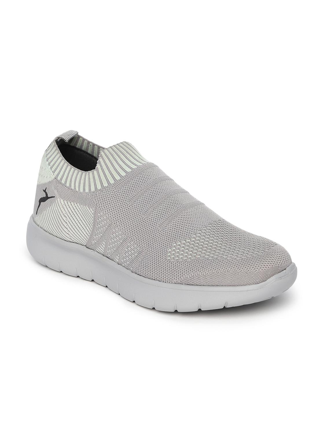 grey slip on casual shoes - 19163017 - Zoom Image - 0