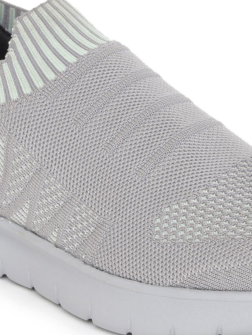 grey slip on casual shoes - 19163017 - Standard Image - 5