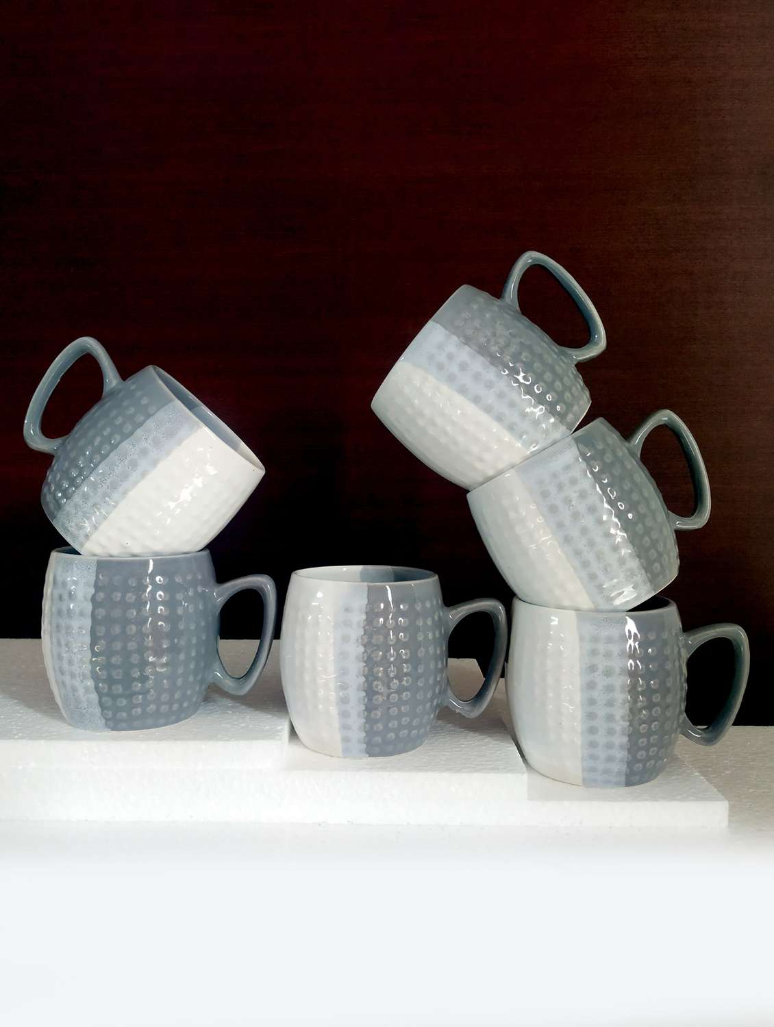 Moody Panda Elegant Set Of 6 Cups | Cup Set | Set Of 6 Cups | Ceramic