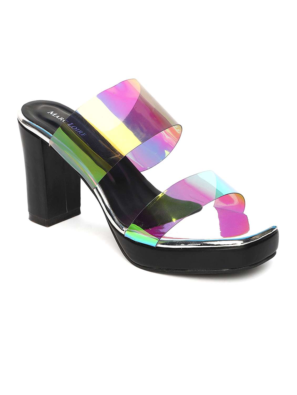 women black slip on sandal
