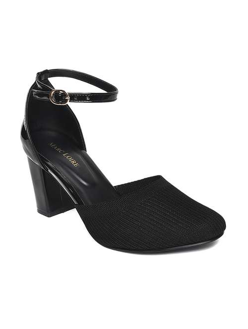 women black ankle strap sandal - 19163620 - Standard Image - 0