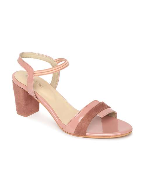 magenta synthetic back strap sandals - 19163633 -  Standard Image - 0