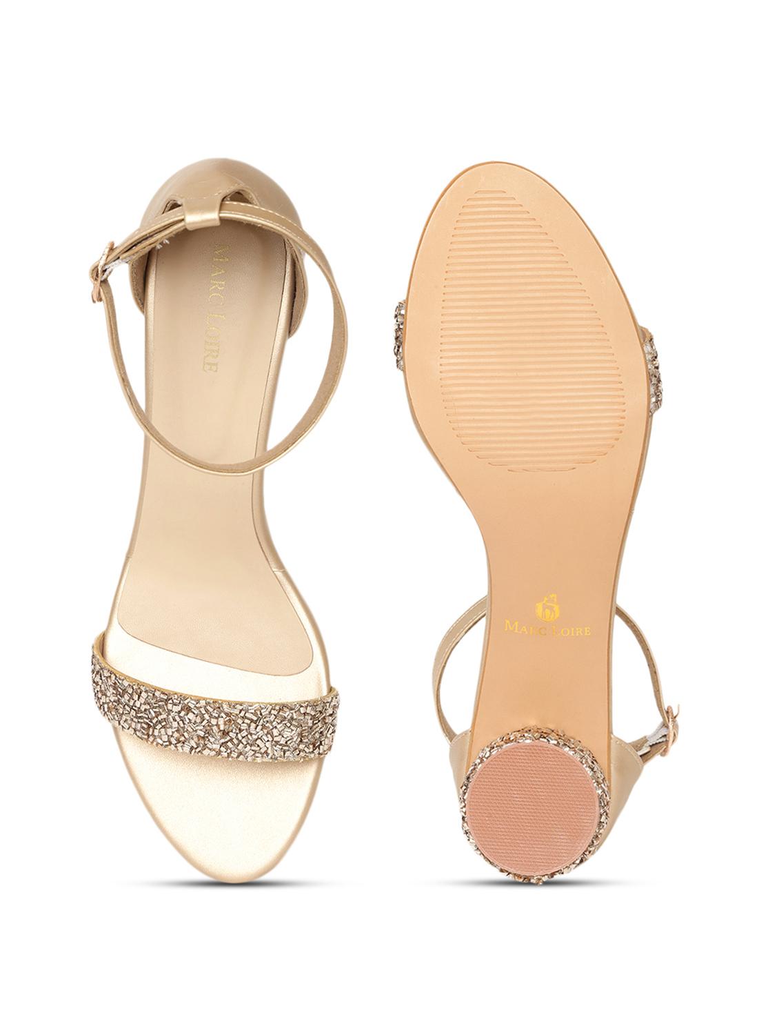 women beige ankle strap sandal - 19163650 - Standard Image - 5