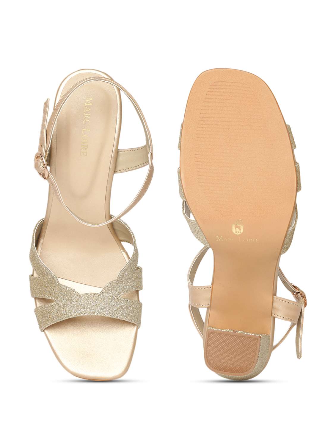 women beige ankle strap sandal - 19163652 - Standard Image - 5