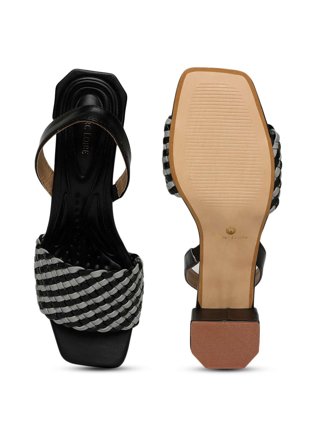 women black slip on sandal - 19163681 - Standard Image - 5
