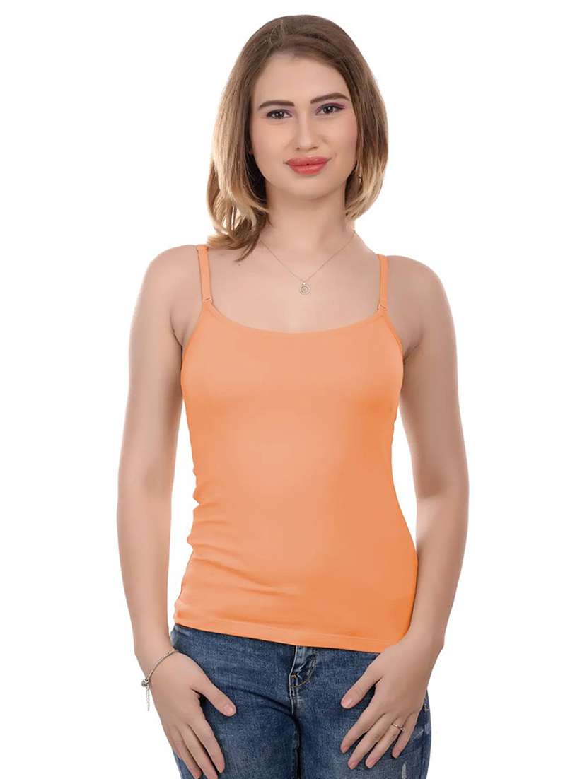 orange solid camisole - 19163814 - Zoom Image - 0