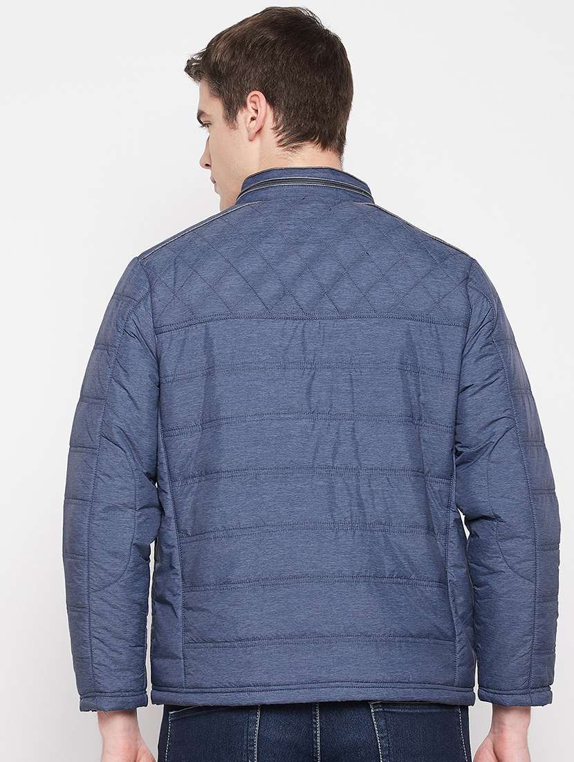 men solid long sleeve quilted jacket - 19163852 -  Standard Image - 3