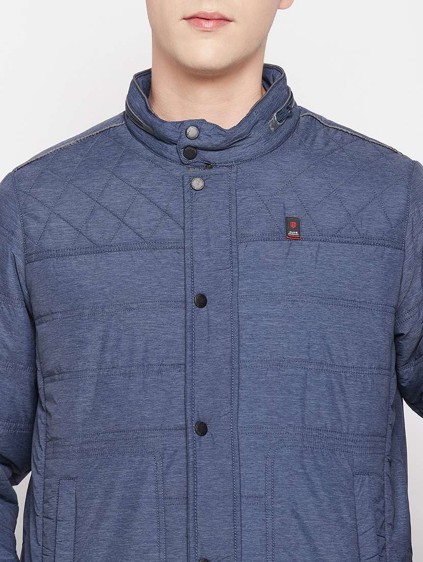 men solid long sleeve quilted jacket - 19163852 -  Standard Image - 5