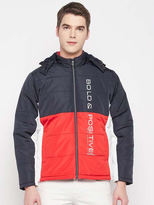 boys hood color block  bomber jacket - 19163857 -  Standard Image - 0