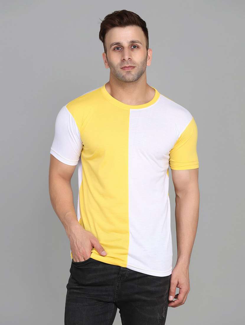 yellow cotton t-shirt
