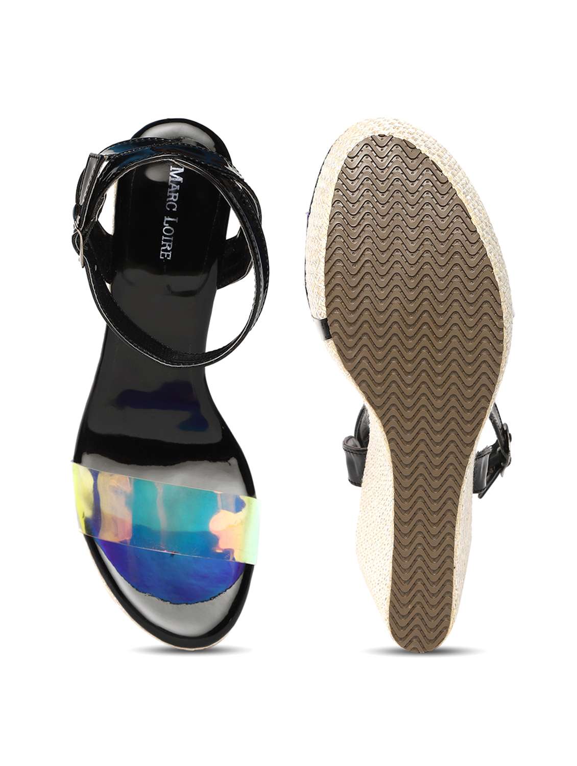 women tan ankle strap wedge - 19164292 -  Standard Image - 5