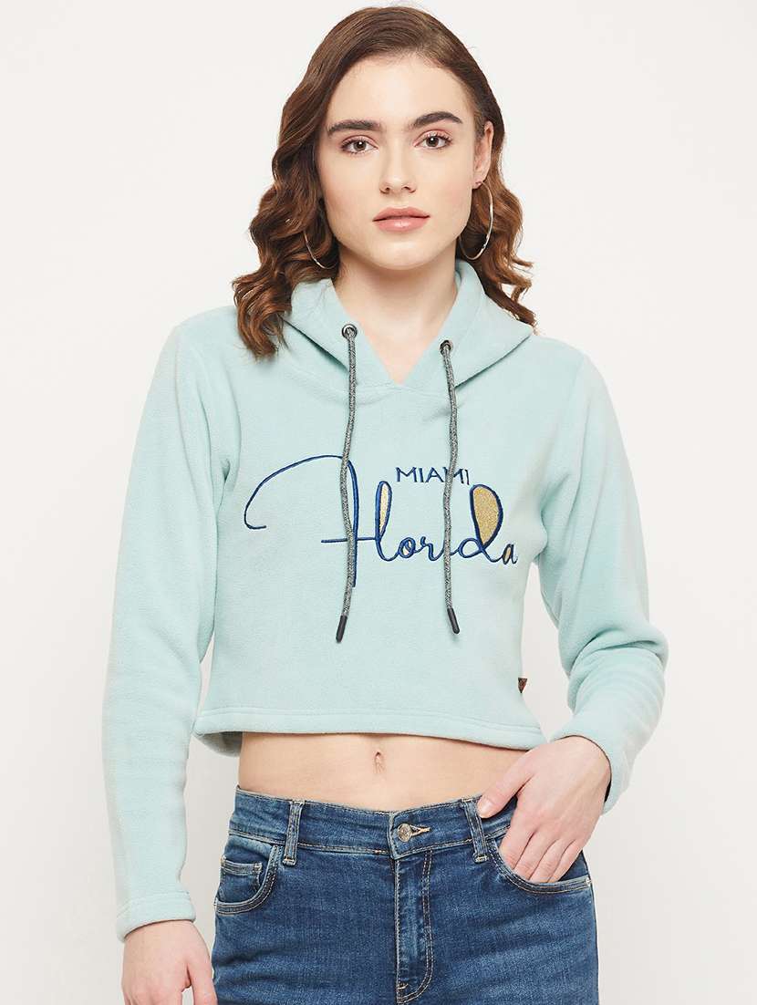 printed cotton blend regular sweatshirt - 19164354 - Zoom Image - 0