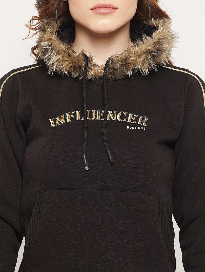 printed cotton blend regular sweatshirt - 19164356 -  Standard Image - 5