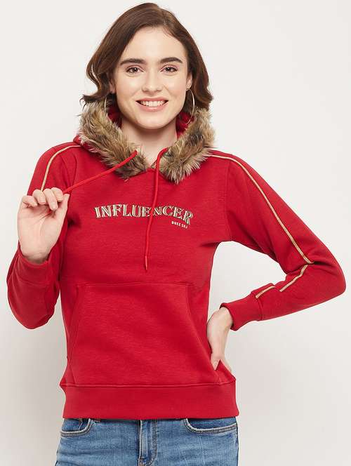printed cotton blend regular sweatshirt - 19164357 - Standard Image - 0