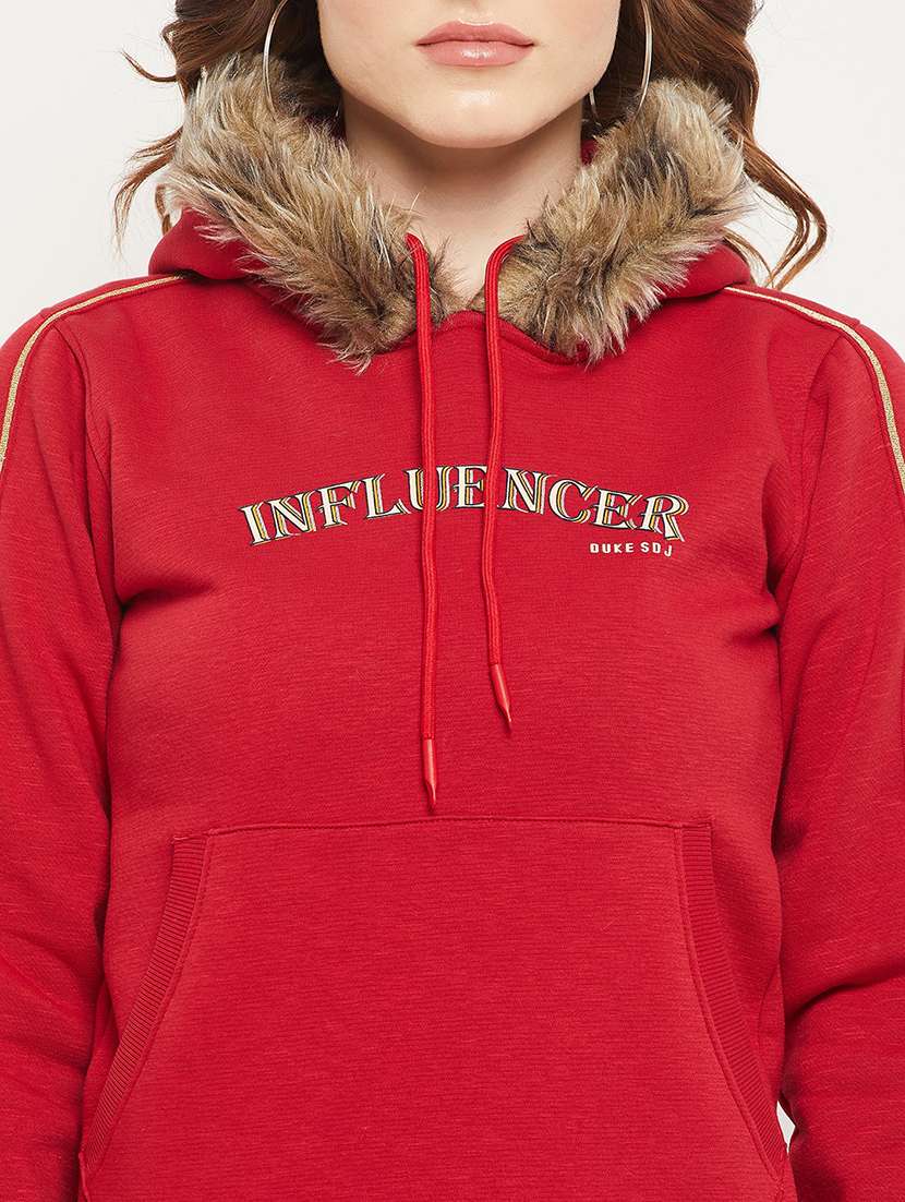 printed cotton blend regular sweatshirt - 19164357 - Standard Image - 5