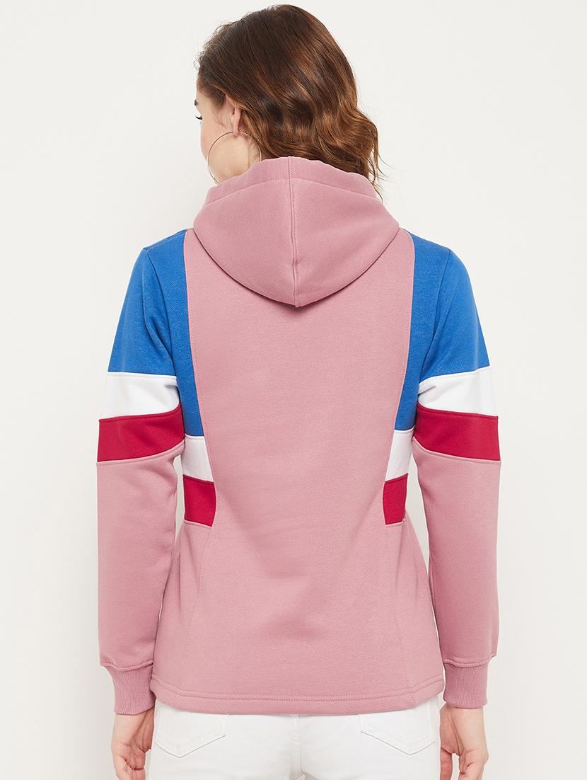 color block cotton blend regular sweatshirt - 19164360 - Standard Image - 3