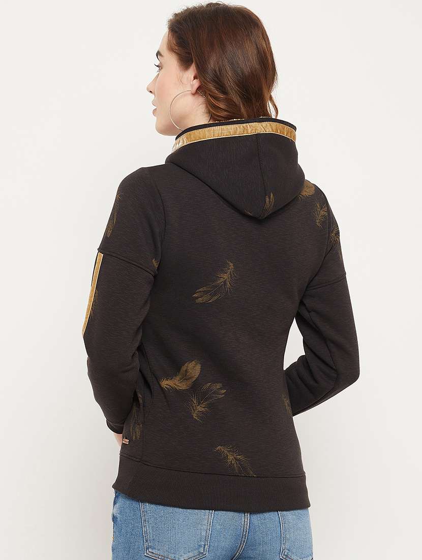 printed cotton blend regular sweatshirt - 19164362 -  Standard Image - 3