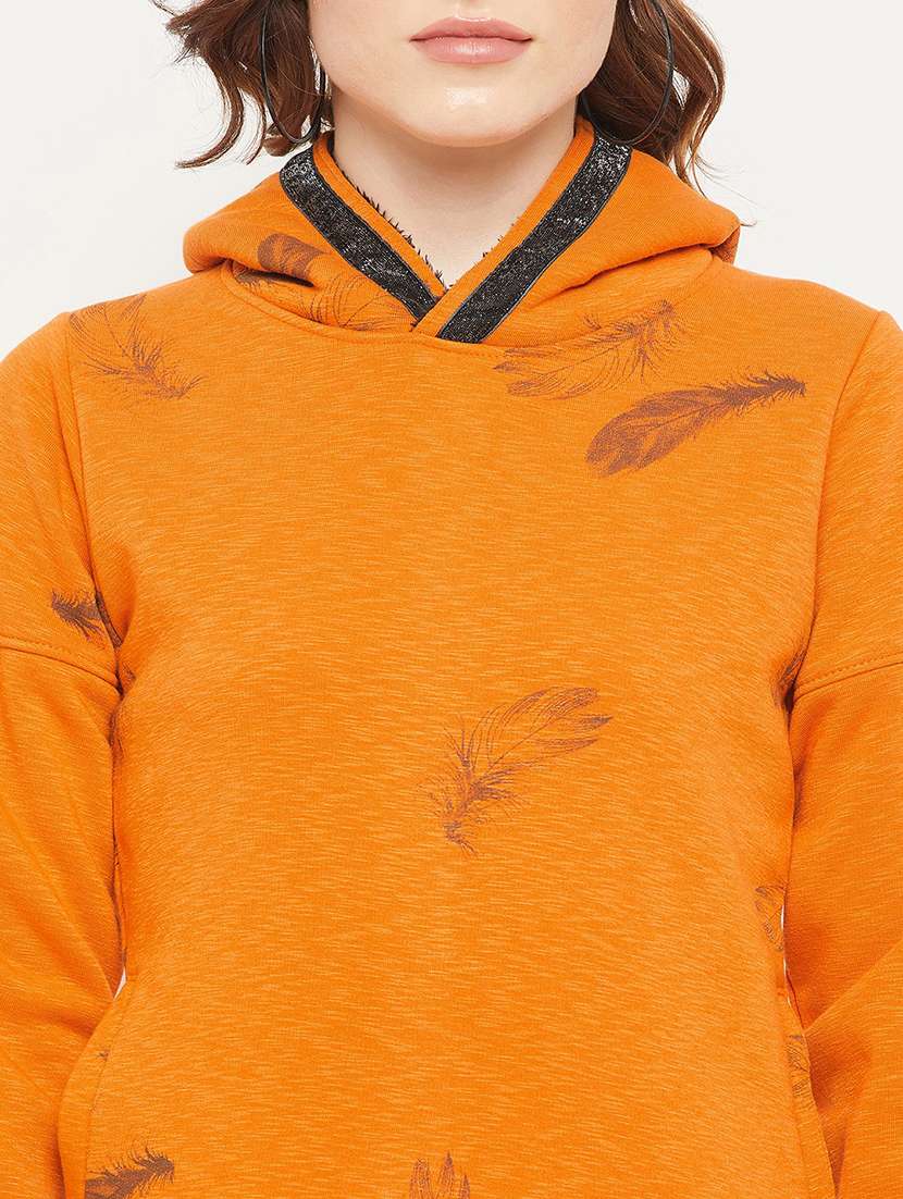 printed cotton blend regular sweatshirt - 19164363 -  Standard Image - 5