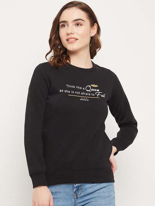 printed cotton blend regular sweatshirt - 19164367 -  Standard Image - 0