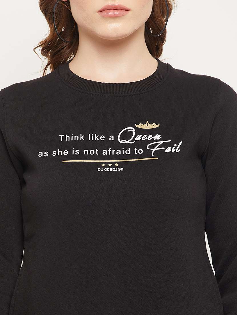 printed cotton blend regular sweatshirt - 19164367 -  Standard Image - 5