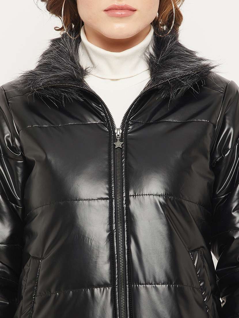 solids bomber/biker jacket - 19164518 -  Standard Image - 5