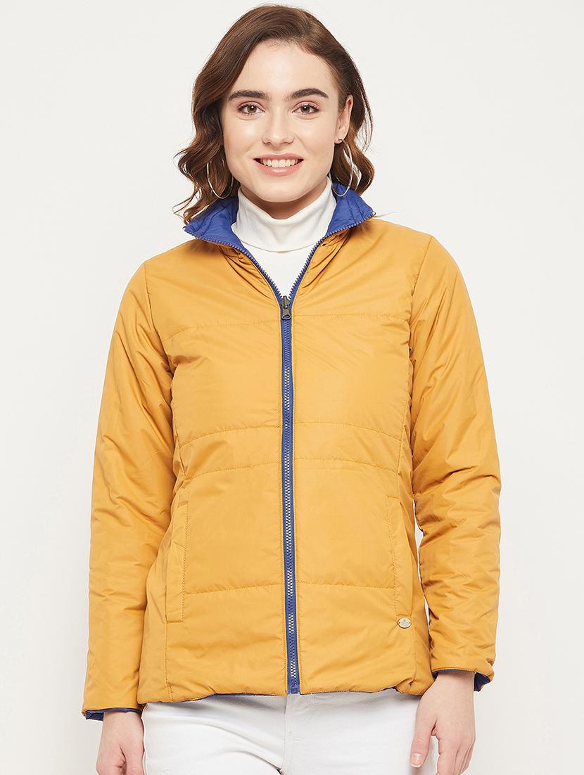 women solid long sleeve reversible quilted jacket  - 19164531 -  Zoom Image - 0