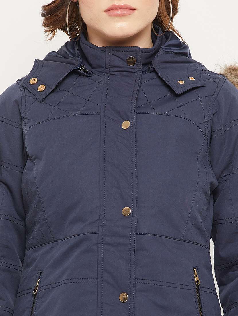 solids quilted & padded jacket - 19164535 -  Standard Image - 5
