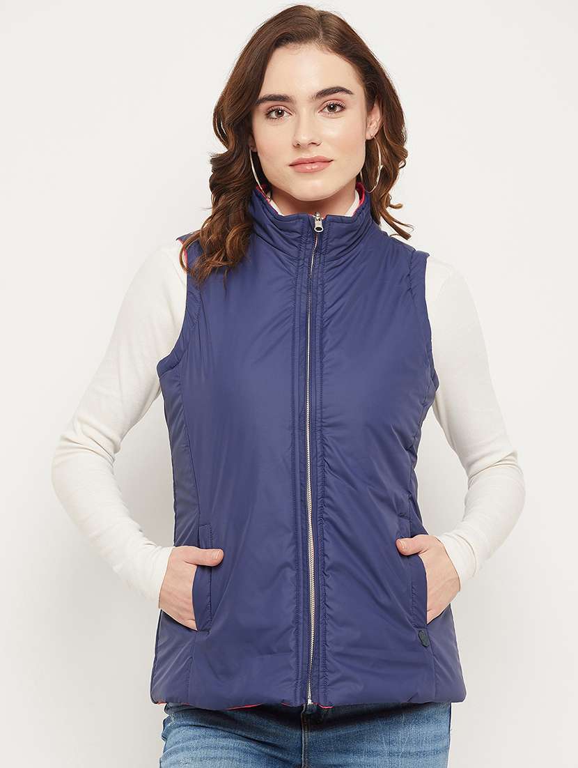solids quilted & padded jacket - 19164540 -  Zoom Image - 0