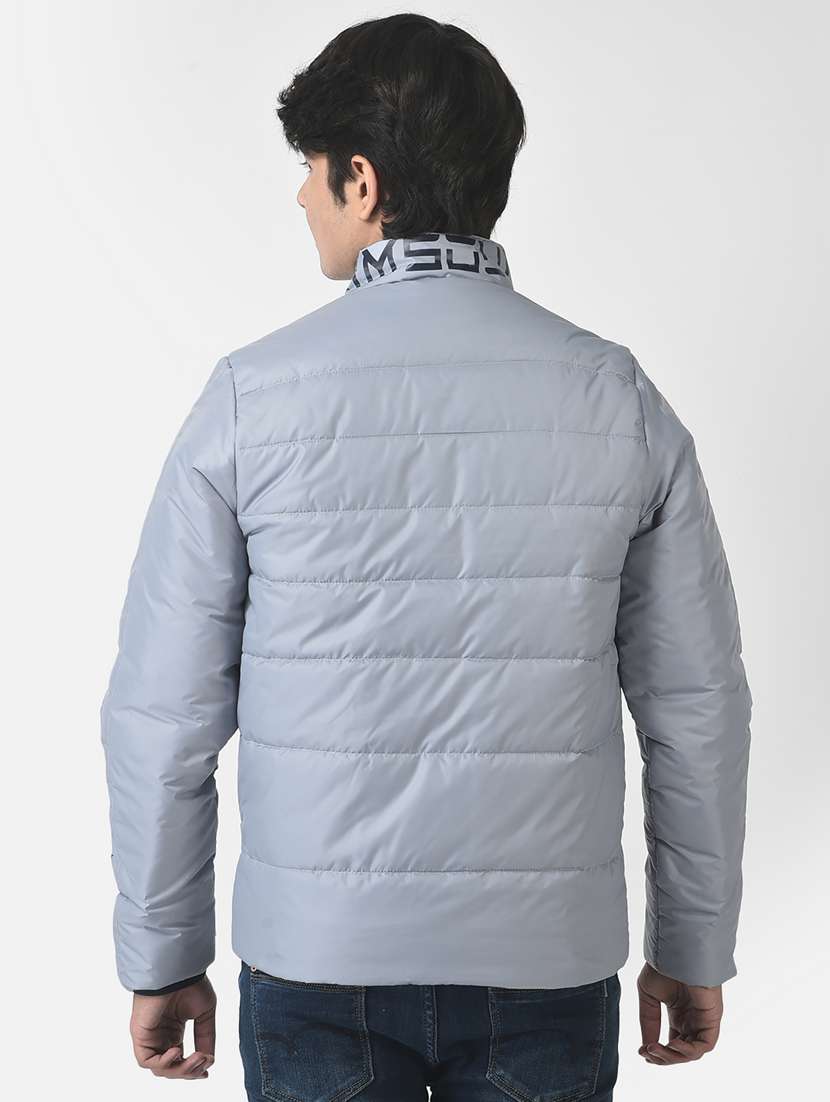 grey coloured regular jacket - 19164550 -  Standard Image - 3