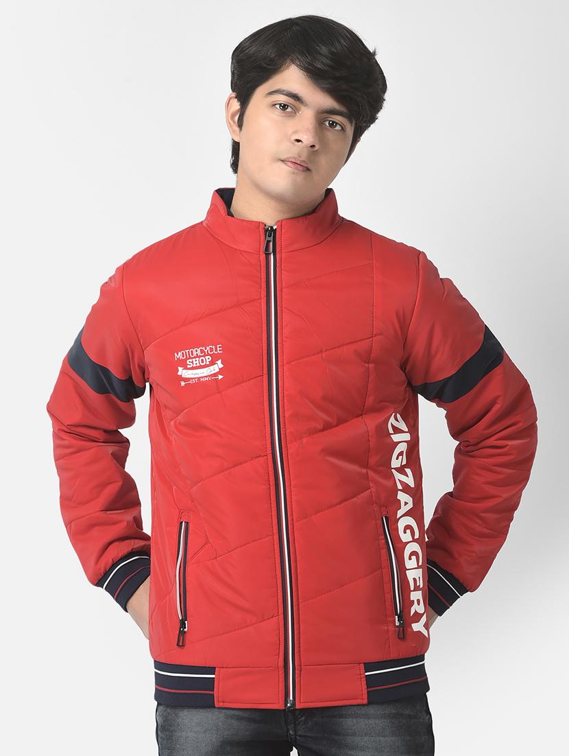 red coloured regular jacket - 19164553 - Zoom Image - 0