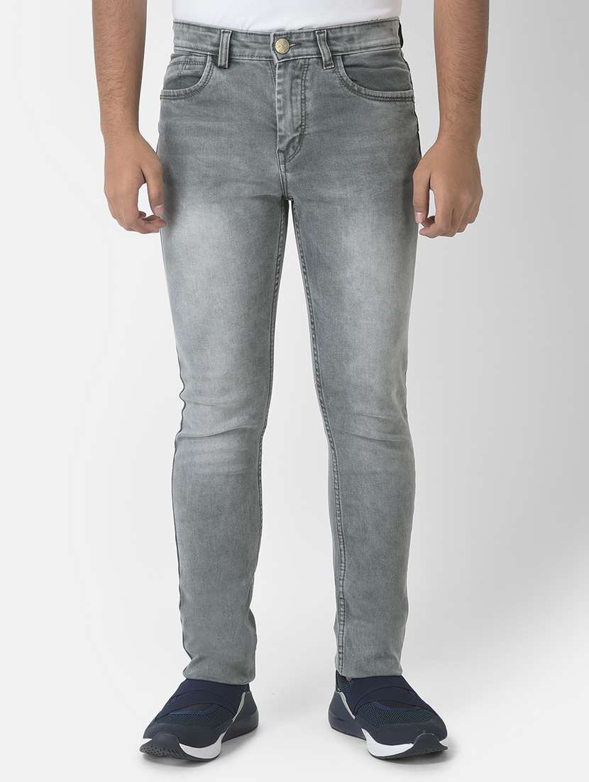 boy's plain skinny fit jeans