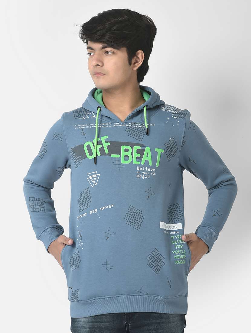 boys typography sweatshirt