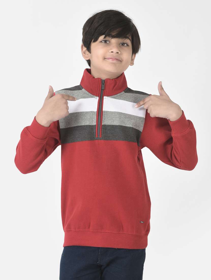 boys stripes sweatshirt