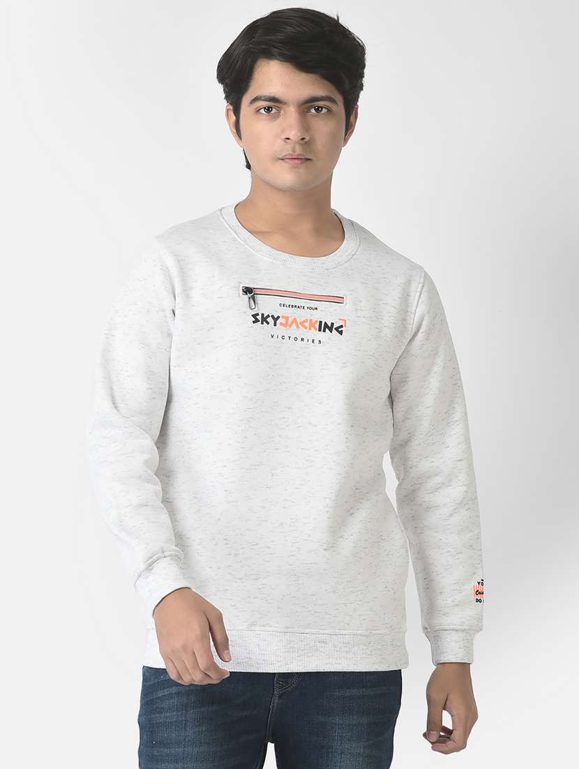 boys typography sweatshirt
