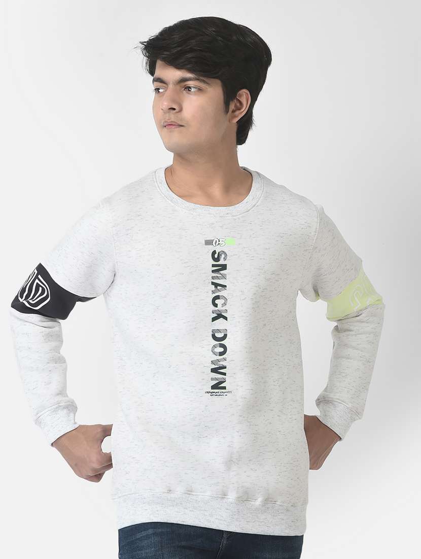 boys typography sweatshirt