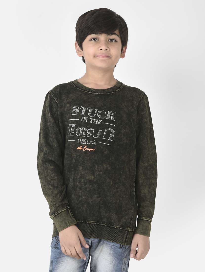 boys typography sweatshirt